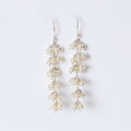 Long Pearl Bunch Earrings