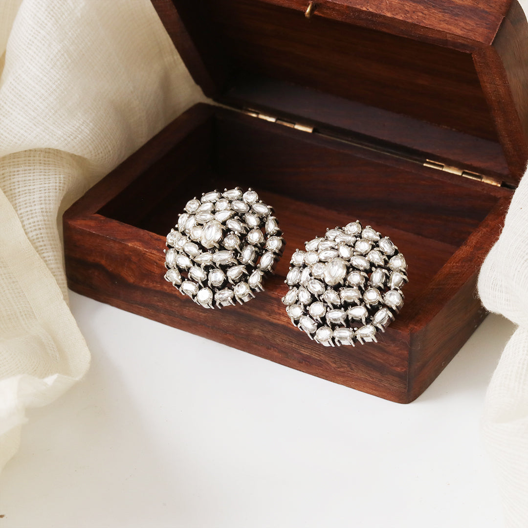 Victorian Moissanite Studs
